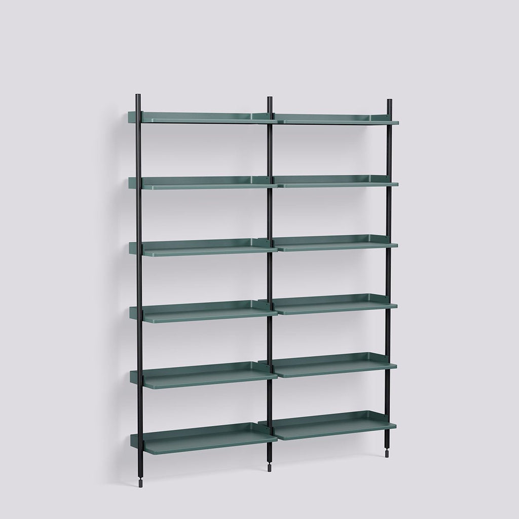 Étagère Modulable Pier System 102 - 2 colonnes - Hay-Blanc - Aluminium-The Woods Gallery