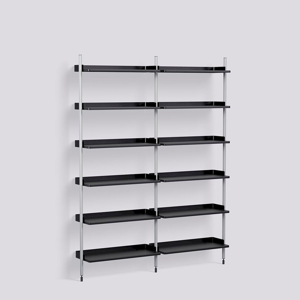 Étagère Modulable Pier System 102 - 2 colonnes - Hay-Blanc - Aluminium-The Woods Gallery