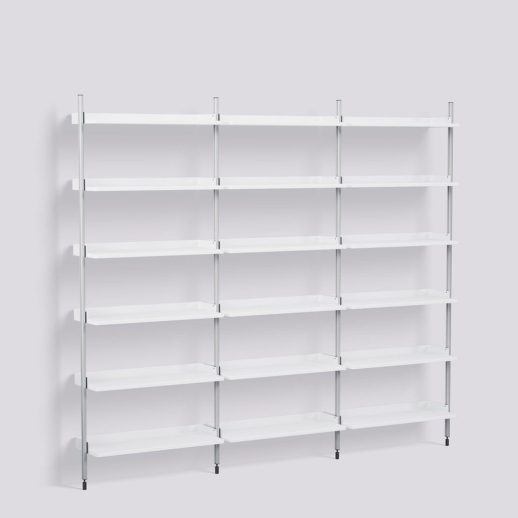 Étagère Modulable Pier System 103 - 3 colonnes - Hay-Noir-The Woods Gallery