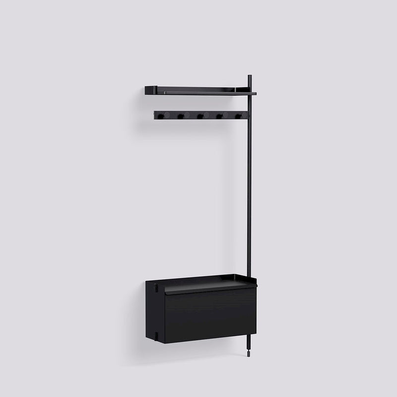 Étagère Modulable Pier System 1060 - Add-On - Hay-Noir-The Woods Gallery
