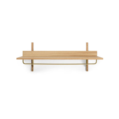 Étagère Sector Rack Shelf - Ferm Living-Chêne / Laiton-The Woods Gallery