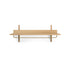 Étagère Sector Rack Shelf - Ferm Living-Chêne / Laiton-The Woods Gallery