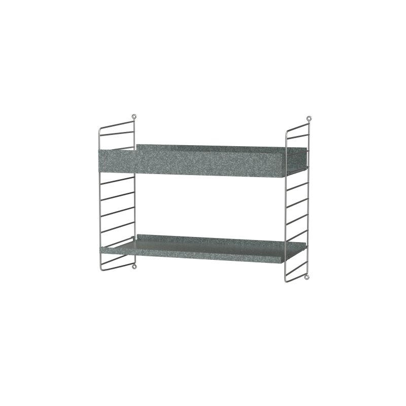 Étagère galvanisée pour l&