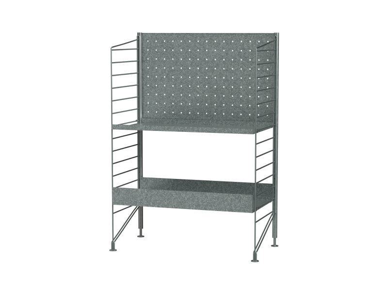 Étagère galvanisée pour l&