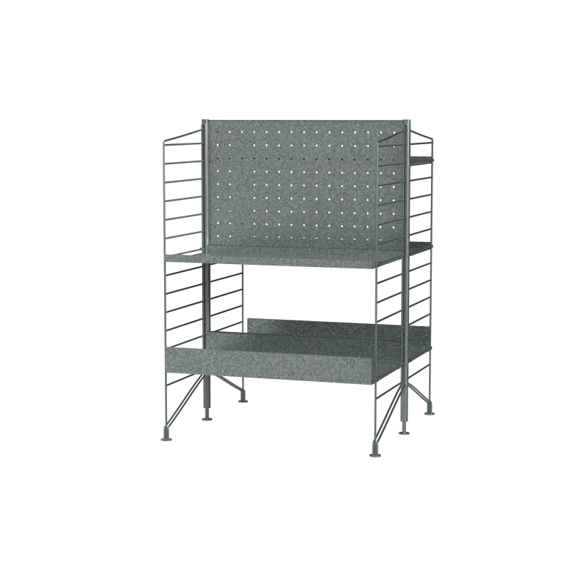 Étagère galvanisée pour l&