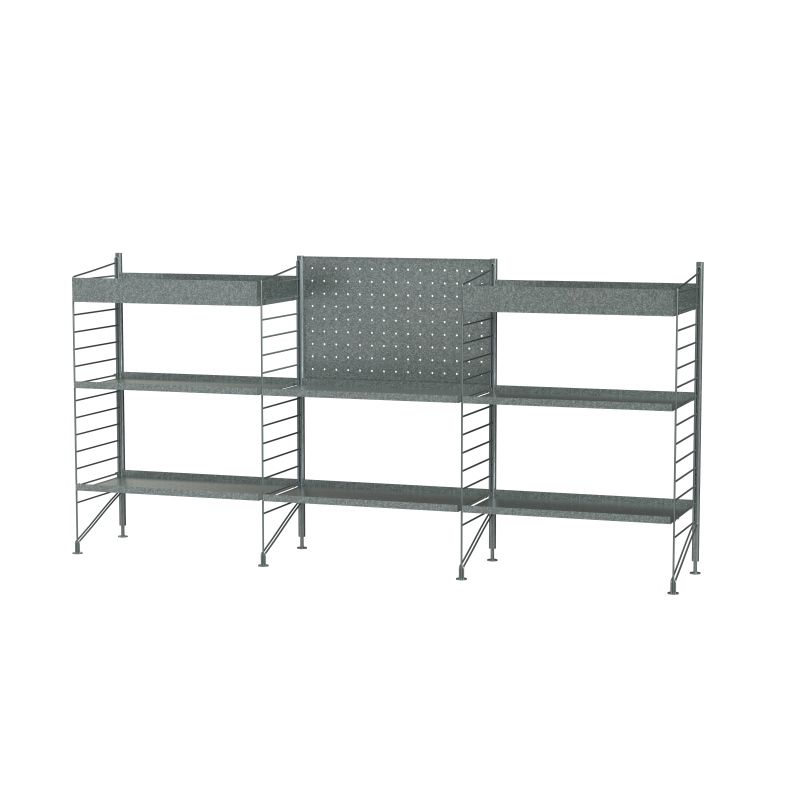 Étagère galvanisée pour l&