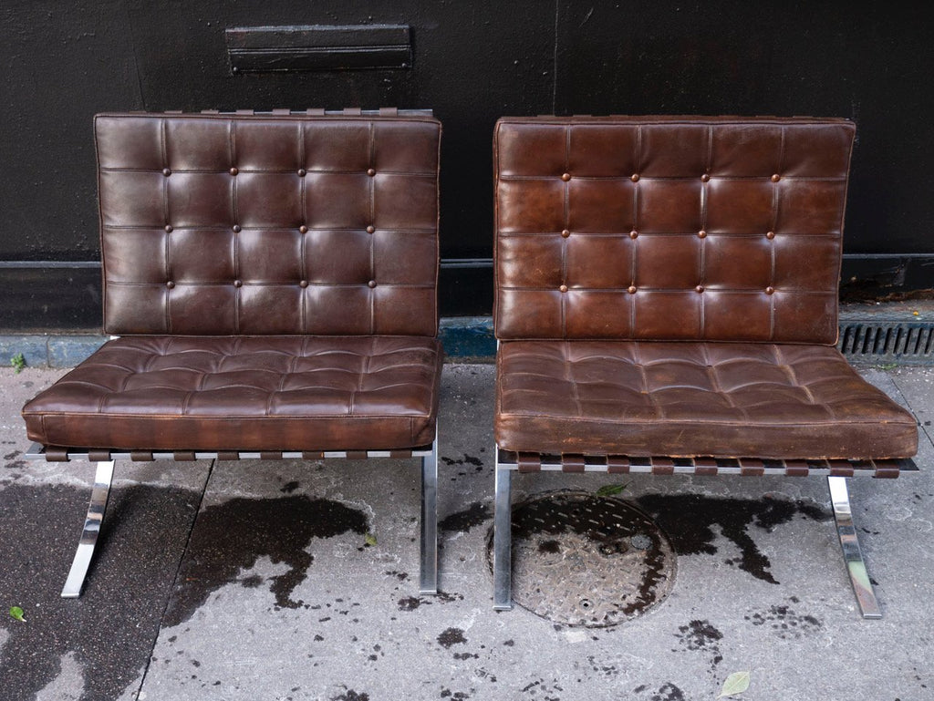 Fauteuil Barcelona de Mies van der Rohe - Knoll - Vintage-The Woods Gallery