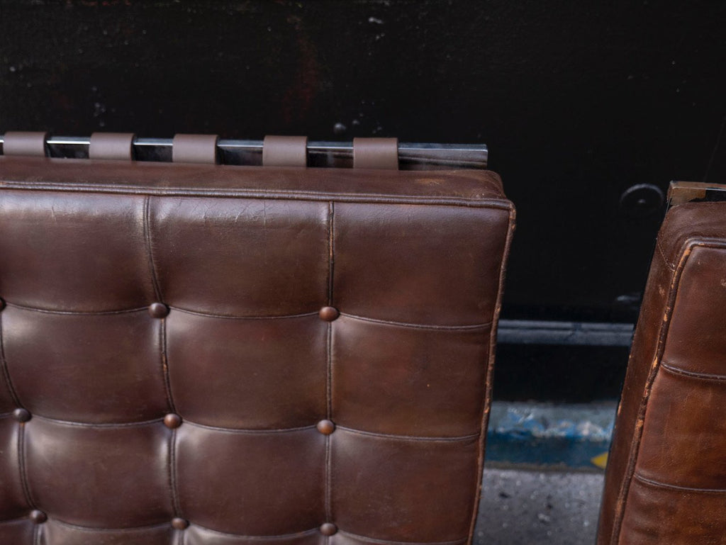 Fauteuil Barcelona de Mies van der Rohe - Knoll - Vintage-The Woods Gallery