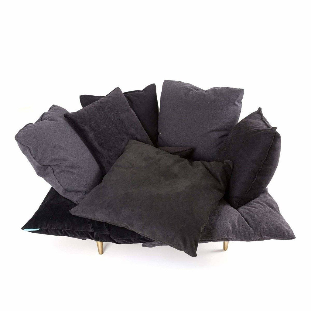 Fauteuil Comfy Armchair Charcoal Grey de Marcantonio - Seletti-The Woods Gallery
