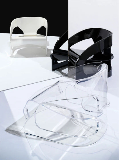 Fauteuil Joe Colombo de Joe Colombo - Kartell-Noir-The Woods Gallery