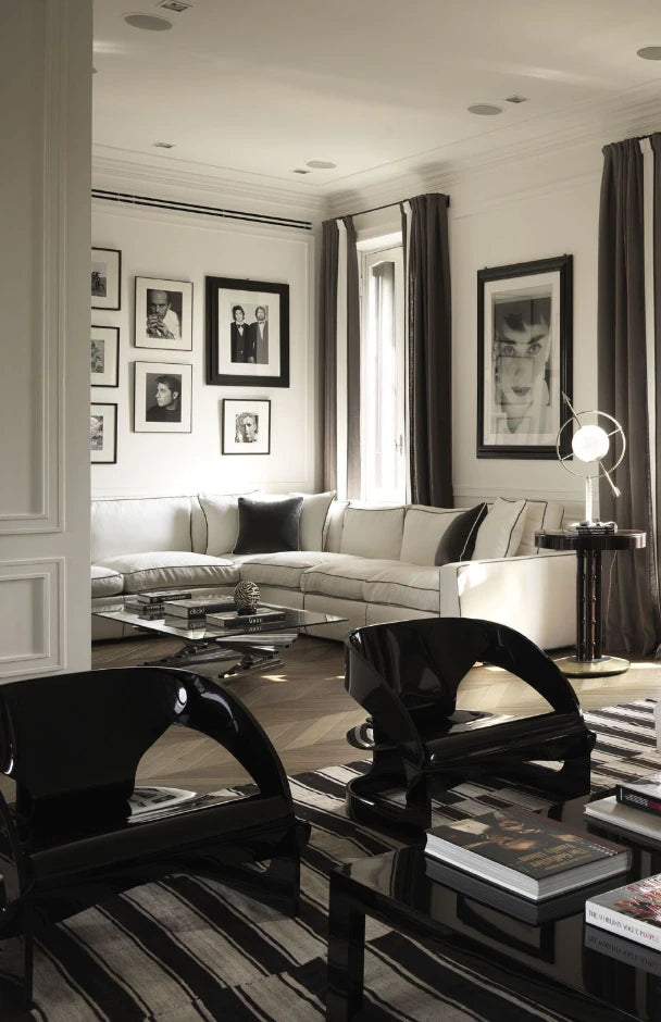 Fauteuil Joe Colombo de Joe Colombo - Kartell-Noir-The Woods Gallery