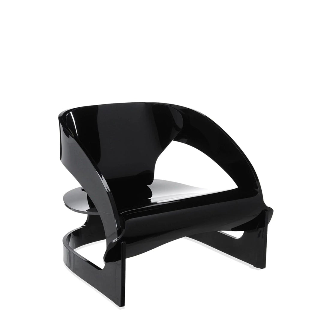 Fauteuil Joe Colombo de Joe Colombo - Kartell-Noir-The Woods Gallery