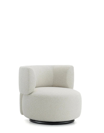 Fauteuil K-Wait tissu bouclé de Rodolfo Dordoni - Kartell-Bordeaux-The Woods Gallery
