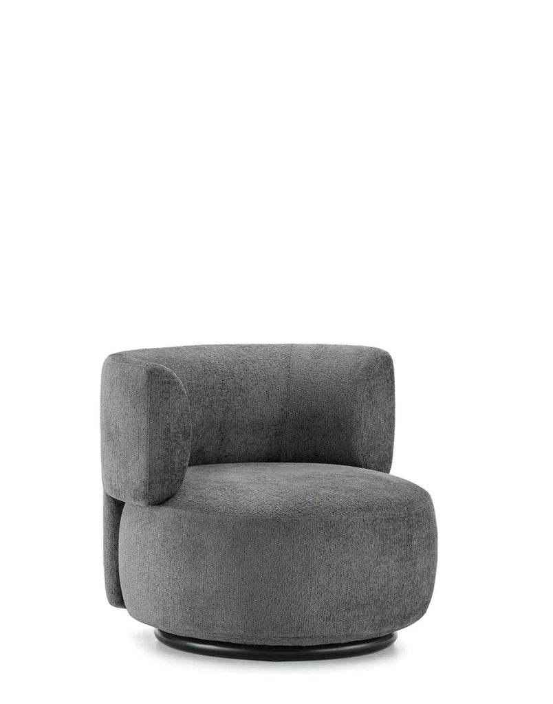 Fauteuil K-Wait tissu chenille de Rodolfo Dordoni - Kartell-Bordeaux-The Woods Gallery