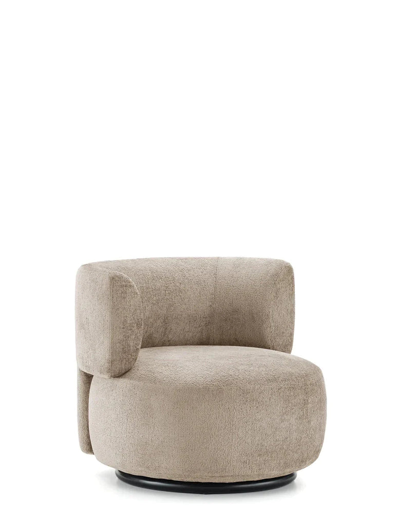 Fauteuil K-Wait tissu chenille de Rodolfo Dordoni - Kartell-Bordeaux-The Woods Gallery