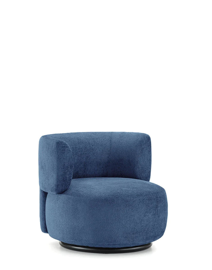 Fauteuil K-Wait tissu chenille de Rodolfo Dordoni - Kartell-Bordeaux-The Woods Gallery