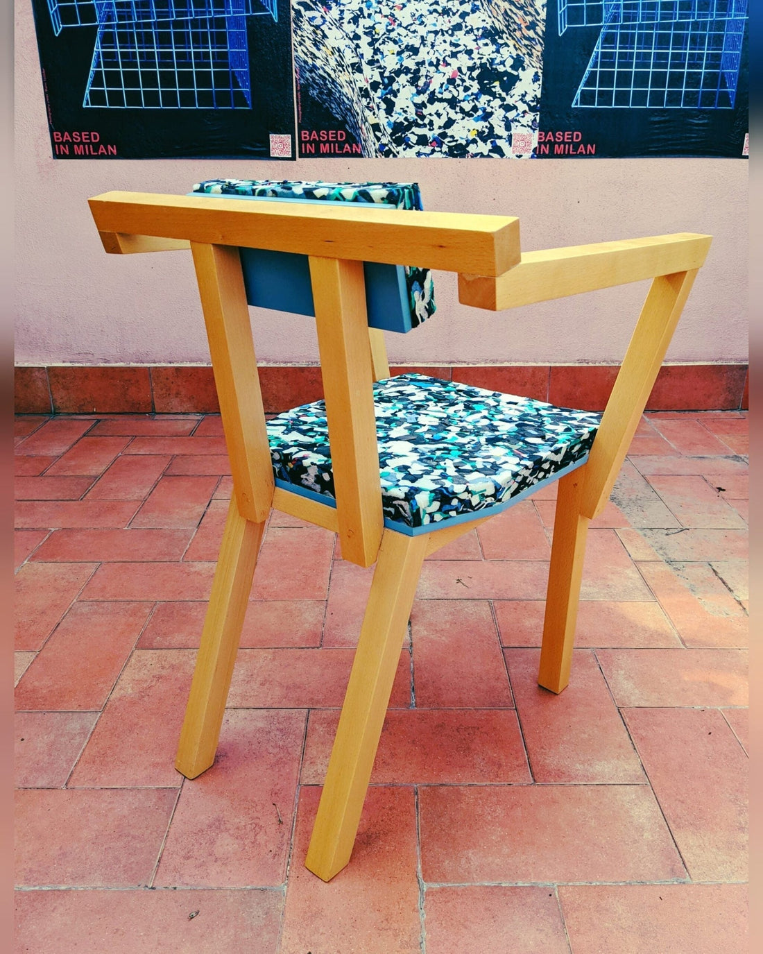 Fauteuil Kaspa - Stromboli Design-Matière recyclée-The Woods Gallery