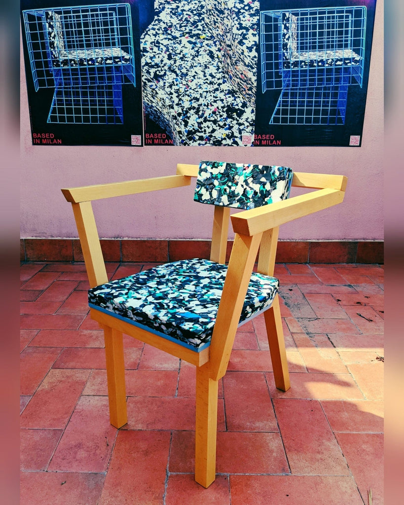 Fauteuil Kaspa - Stromboli Design-Matière recyclée-The Woods Gallery