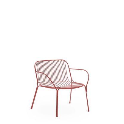 Fauteuil Lounge Hiray- Ludovica + Roberto Palomba - Kartell-Rouge-The Woods Gallery