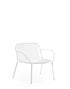 Fauteuil Lounge Hiray- Ludovica + Roberto Palomba - Kartell-blanc-The Woods Gallery