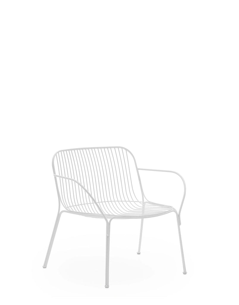Fauteuil Lounge Hiray- Ludovica + Roberto Palomba - Kartell-blanc-The Woods Gallery
