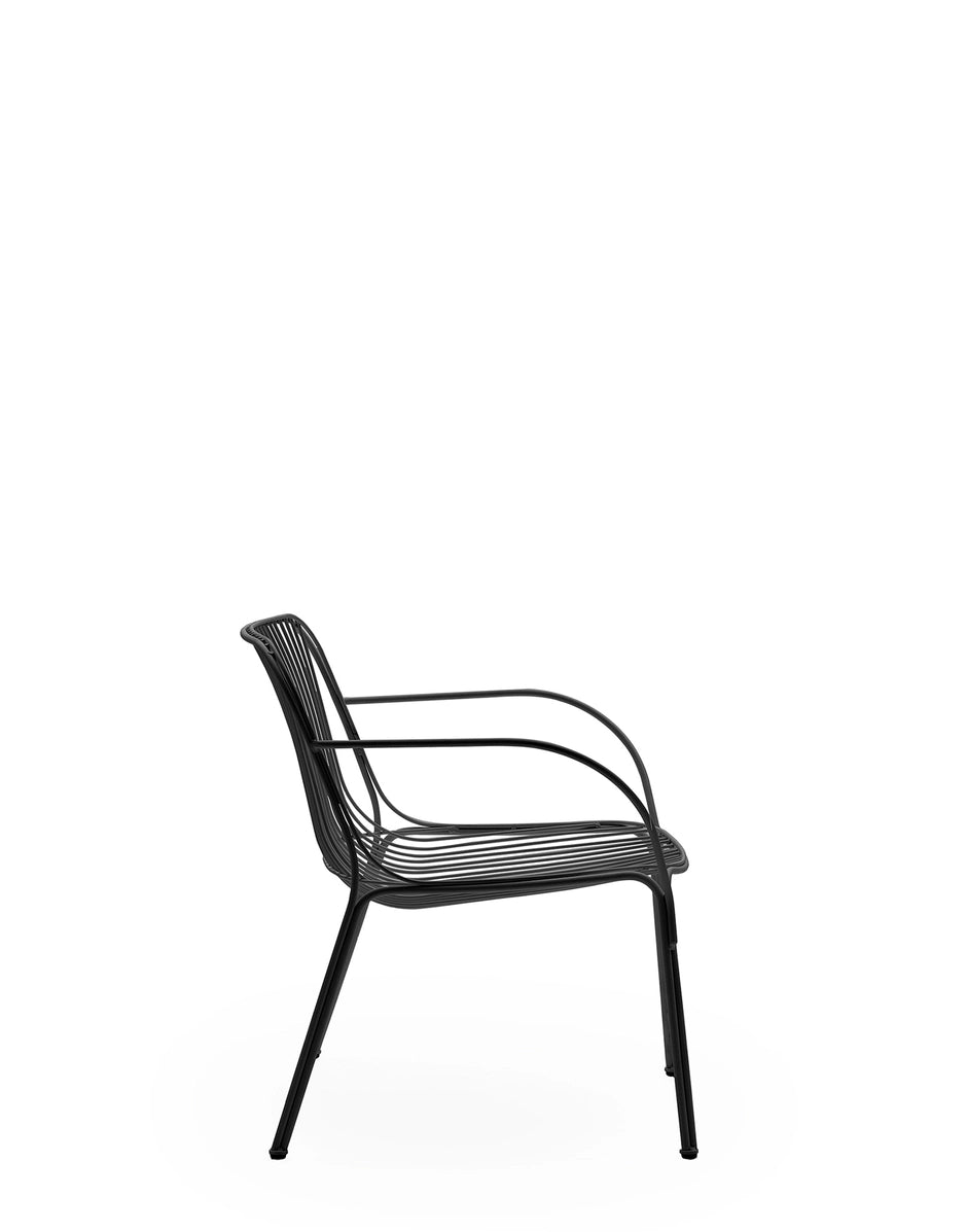 Fauteuil Lounge Hiray- Ludovica + Roberto Palomba - Kartell-blanc-The Woods Gallery