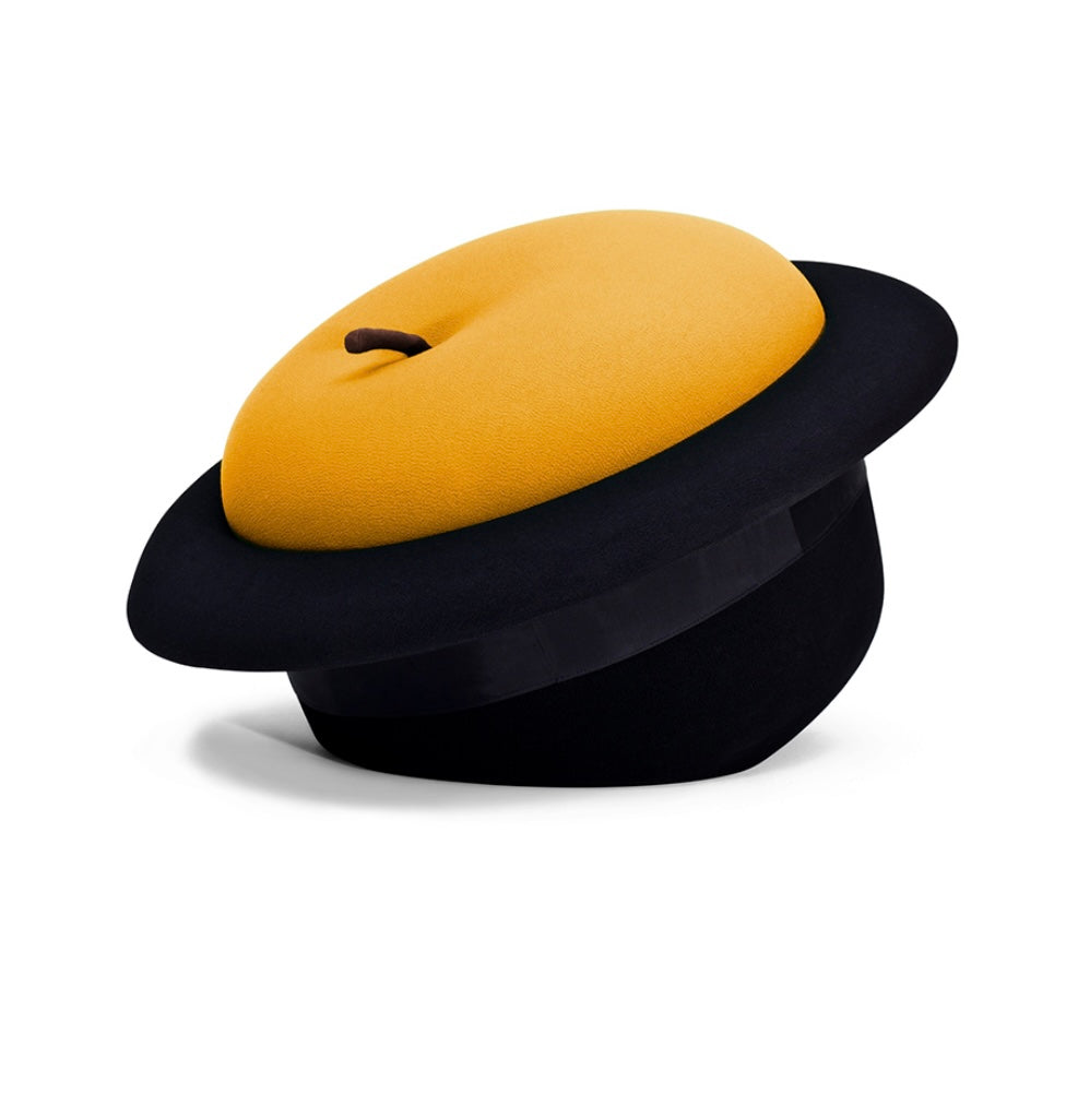 Fauteuil Magritta de Sebastian Matta - Gufram-Jaune-The Woods Gallery