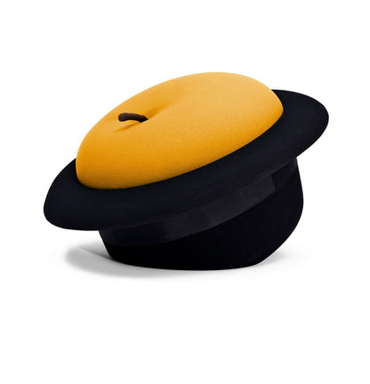 Fauteuil Magritta de Sebastian Matta - Gufram-Jaune-The Woods Gallery