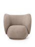 Fauteuil Rico Bouclé de Trine Andersen - Ferm Living-Sable-The Woods Gallery