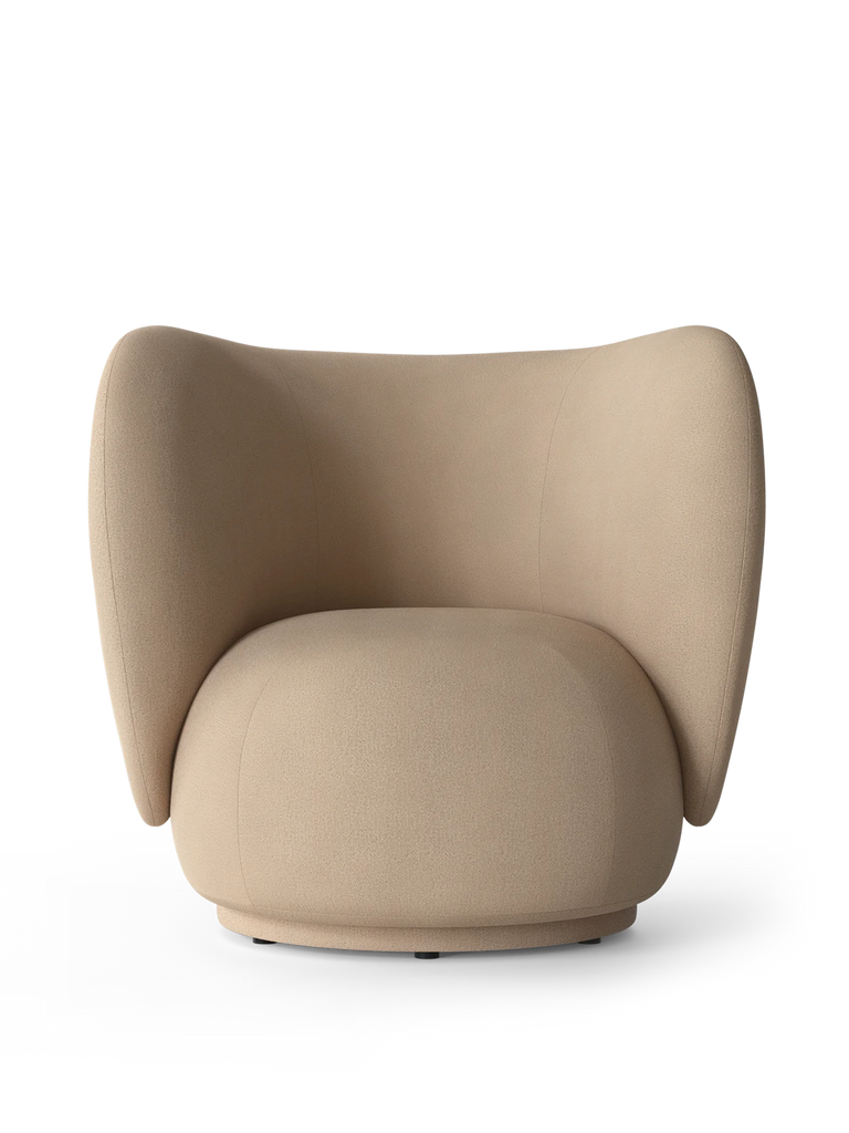 Fauteuil Rico - Brushed - Ferm Living-Sable-The Woods Gallery