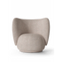 Fauteuil Rico - Confetti Bouclé - Ferm Living-Gris clair-The Woods Gallery