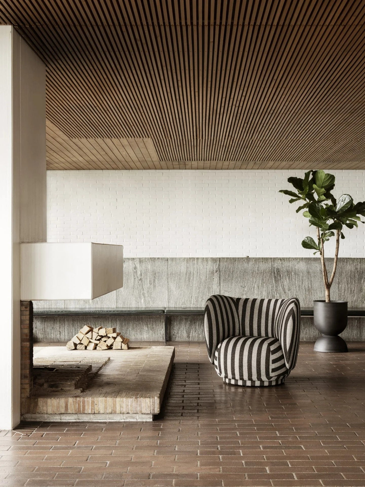 Fauteuil Rico Louisiana de Trine Andersen - Ferm Living-The Woods Gallery