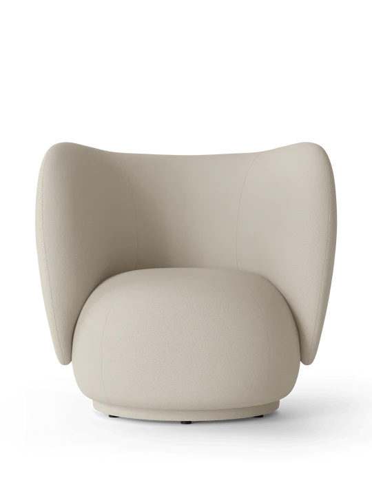 Fauteuil Rico Tonus - Ferm Living-Blanc cassé-The Woods Gallery