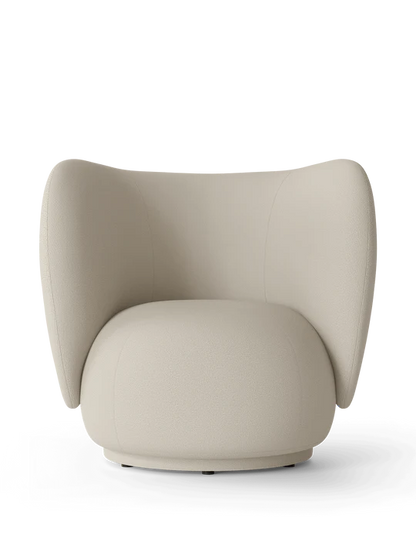Fauteuil Rico Tonus - Ferm Living-Blanc cassé-The Woods Gallery