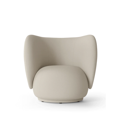 Fauteuil Rico Tonus - Ferm Living-Blanc cassé-The Woods Gallery