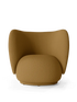 Fauteuil Rico - Wool Boucle - Ferm Living-Marron/Jaune-The Woods Gallery