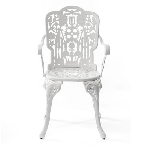 Fauteuil en aluminium de Studio Job - Seletti-Blanc-The Woods Gallery