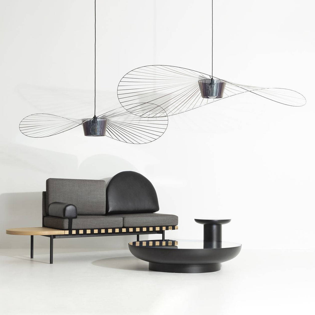 Grande Suspension Vertigo Ø200 cm de Constance Guisset - Petite Friture-Noir-The Woods Gallery