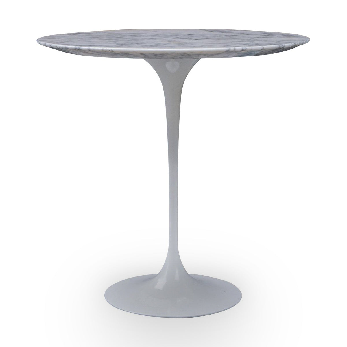 Guéridon Tulip en marbre Calacatta de Eero Saarinen - Ø 51 cm - Knoll - Vintage-The Woods Gallery
