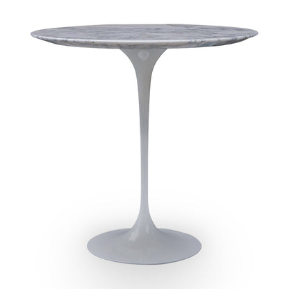 Guéridon Tulip en marbre Calacatta de Eero Saarinen - Ø 51 cm - Knoll - Vintage-The Woods Gallery
