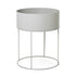 Jardinière Plant Box Round de Trine Andersen - Ferm Living-Gris clair-The Woods Gallery