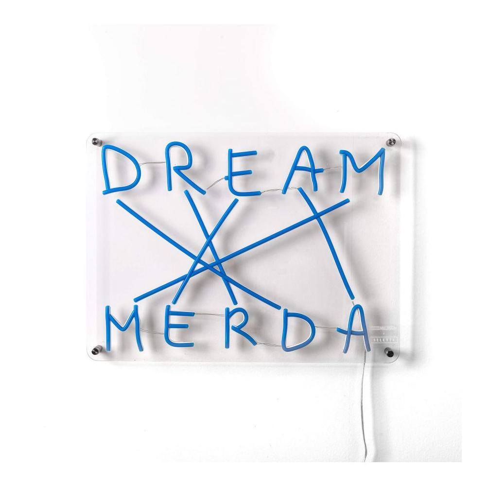 Lampe Dream - Merda bleue de Nico Vascellari - Seletti-The Woods Gallery