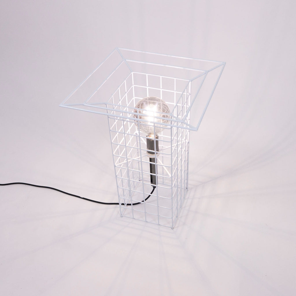 Lampe Krid - Stromboli Design-Blanc-The Woods Gallery
