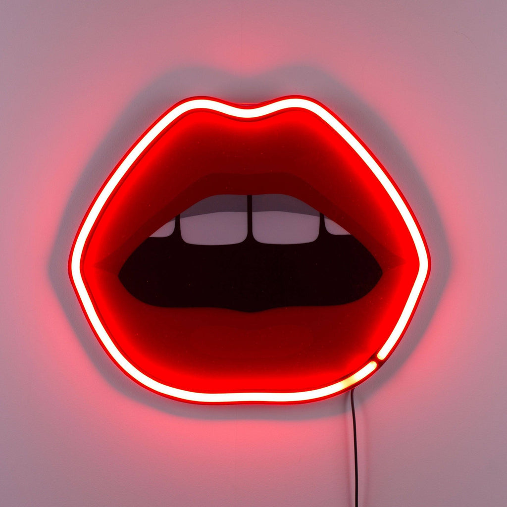 Lampe Neon Mouth de Studio Job - Seletti-The Woods Gallery