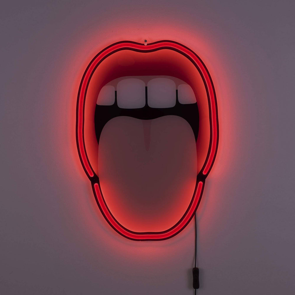 Lampe Neon Tongue de Studio Job - Seletti-The Woods Gallery