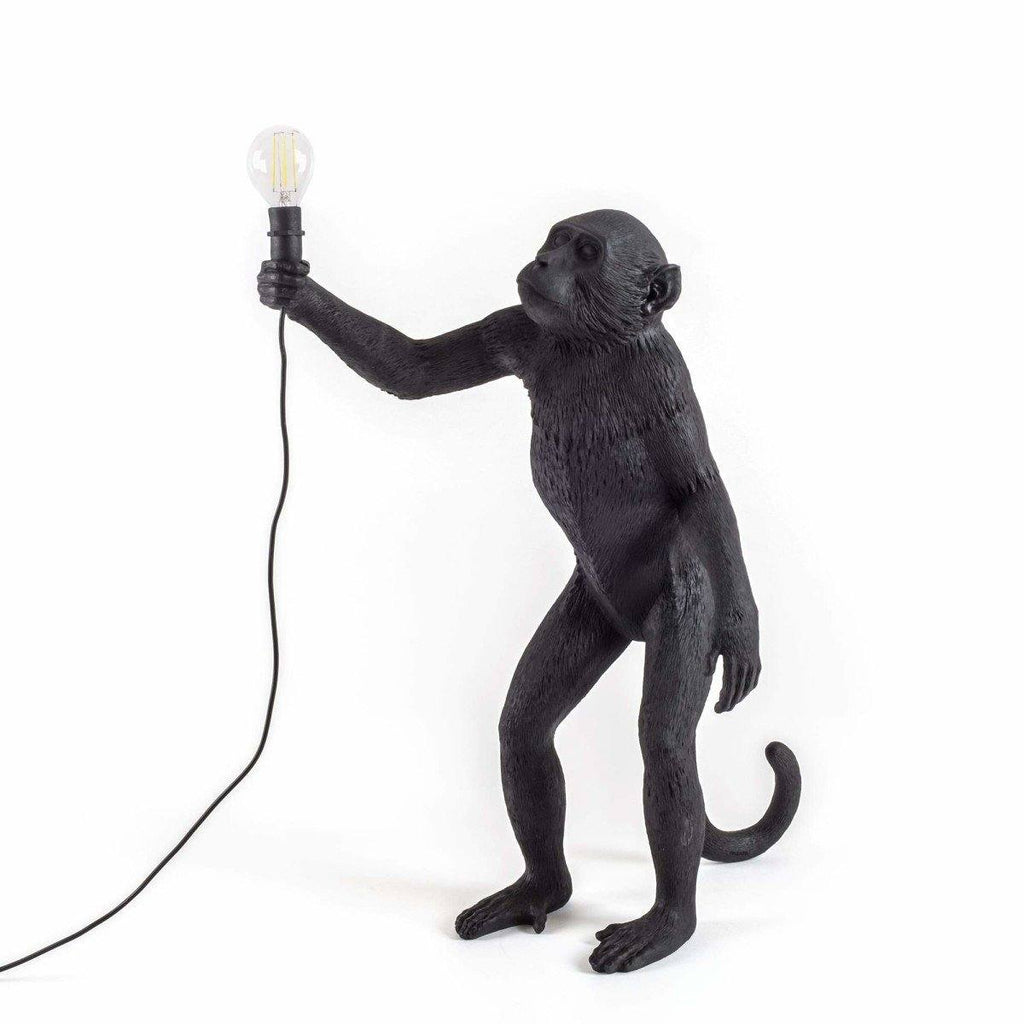 Lampe Singe Standing de Marcantonio - Seletti-Blanc-The Woods Gallery
