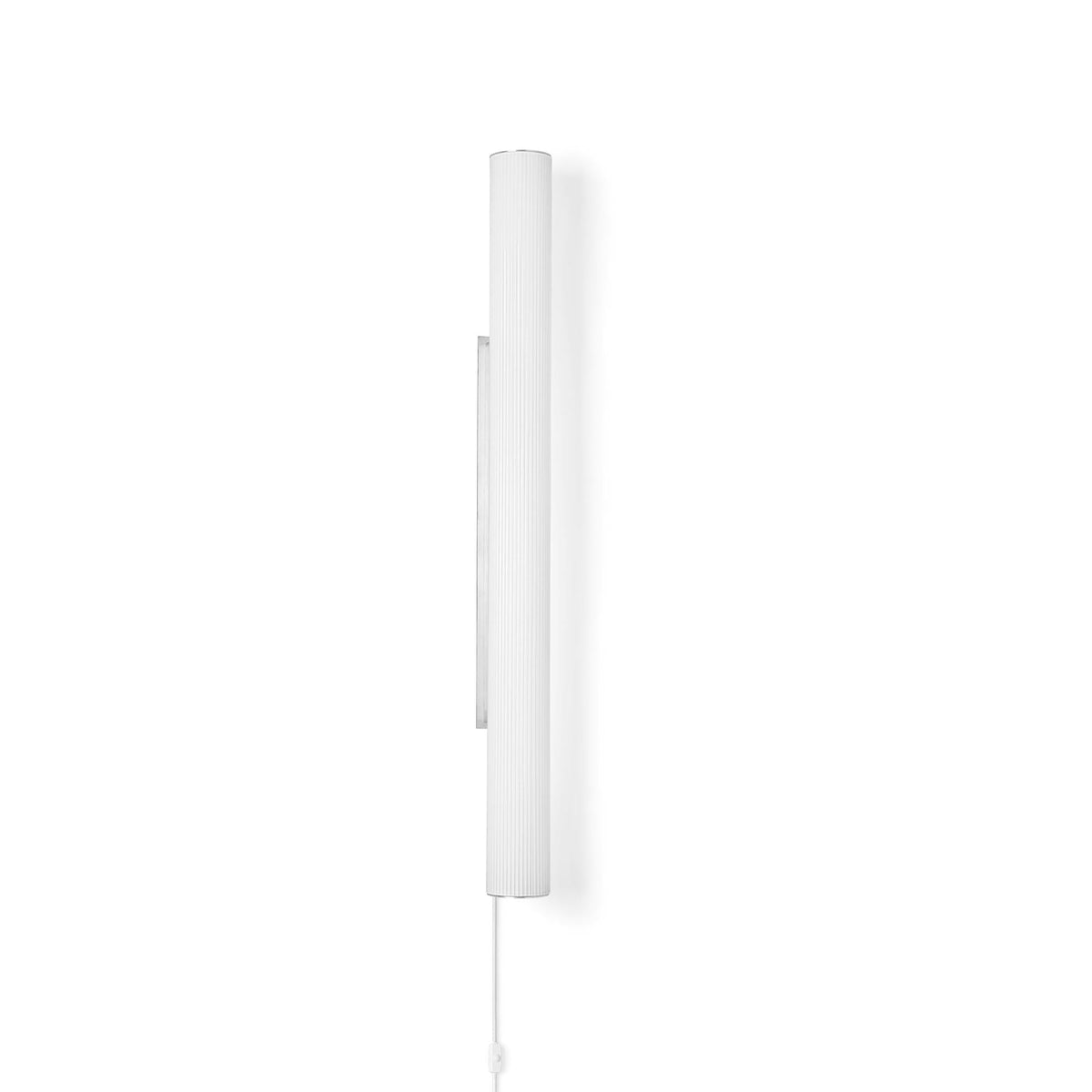 Lampe Vuelta Wall de Trine Andersen - Ferm Living-Blanc-Inox-Ø: 8.4 x H: 40 cm-The Woods Gallery