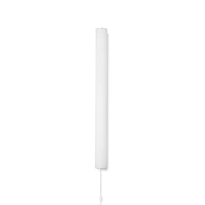 Lampe Vuelta Wall de Trine Andersen - Ferm Living-Blanc-Inox-Ø: 8.4 x H: 40 cm-The Woods Gallery