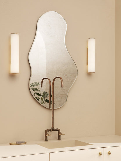 Lampe Vuelta Wall de Trine Andersen - Ferm Living-Blanc-Inox-Ø: 8.4 x H: 40 cm-The Woods Gallery