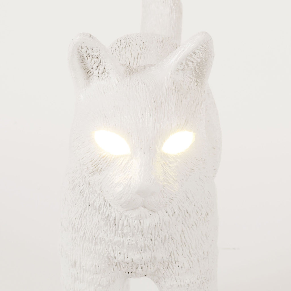 Lampe chat Jobby The Cat Blanc de Studio Job - Seletti-The Woods Gallery